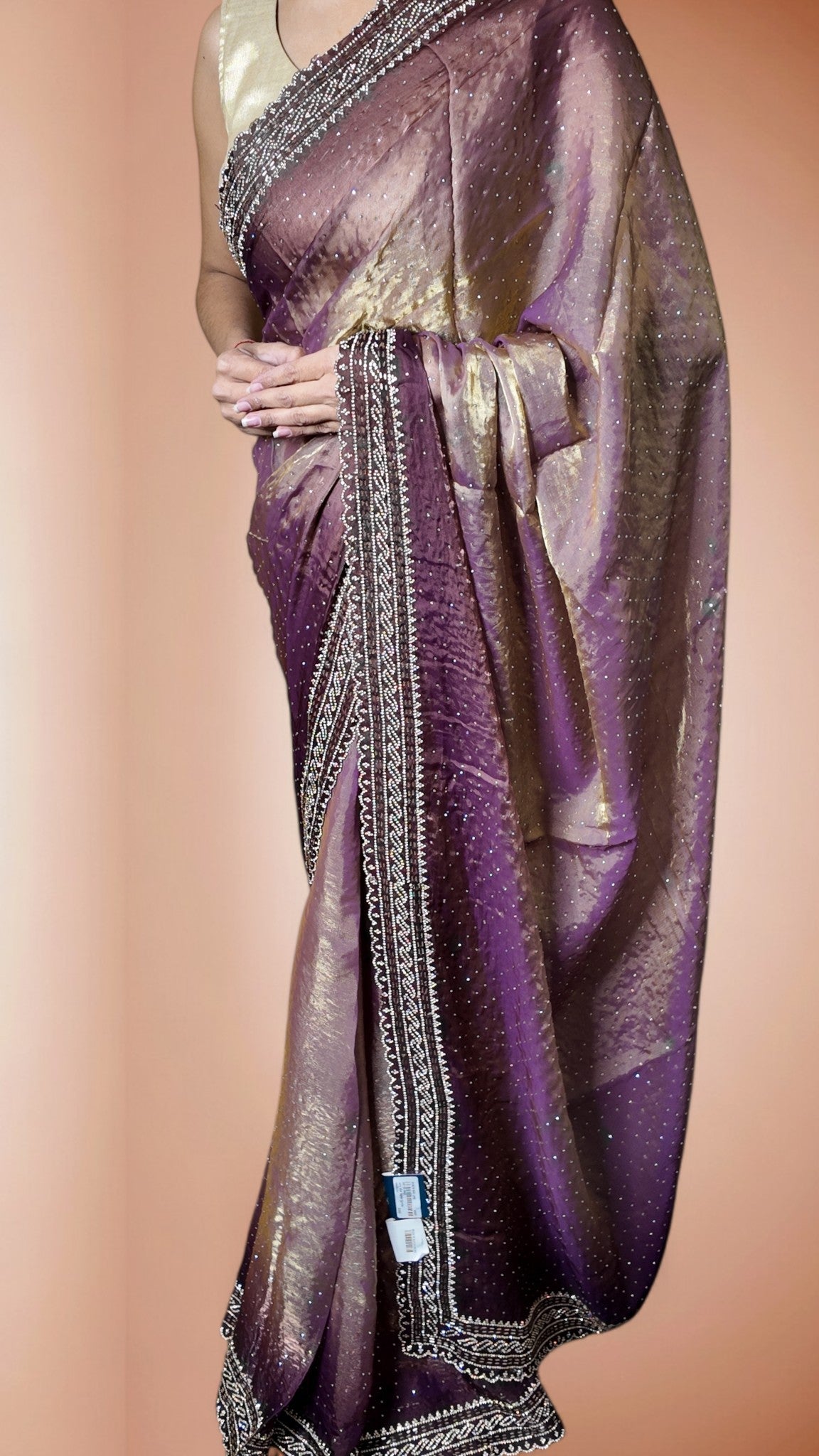 Amethyst Regal Opulent Glamour Saree