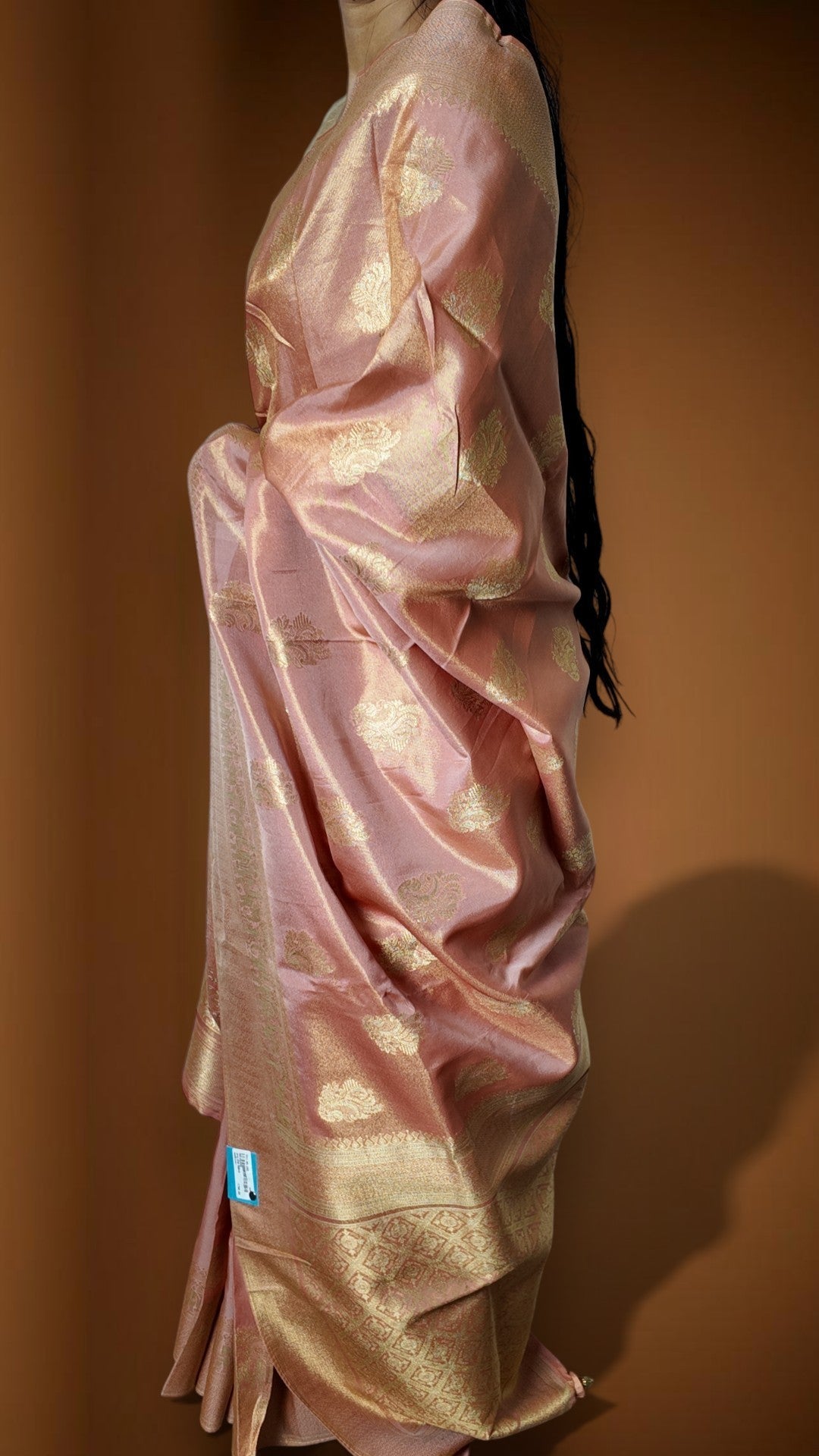 Peach Regal Heritage Luxe Saree