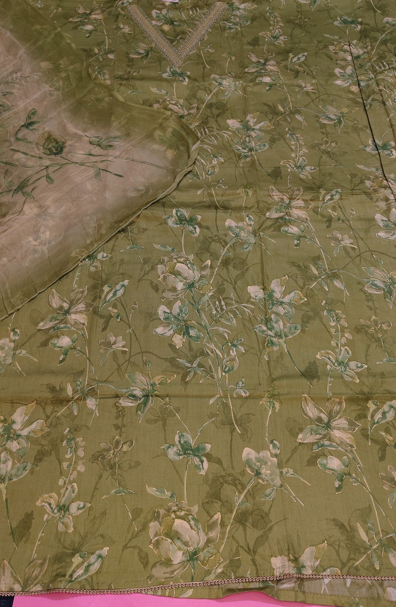 Apricot Ethereal Graceful Couture Suit