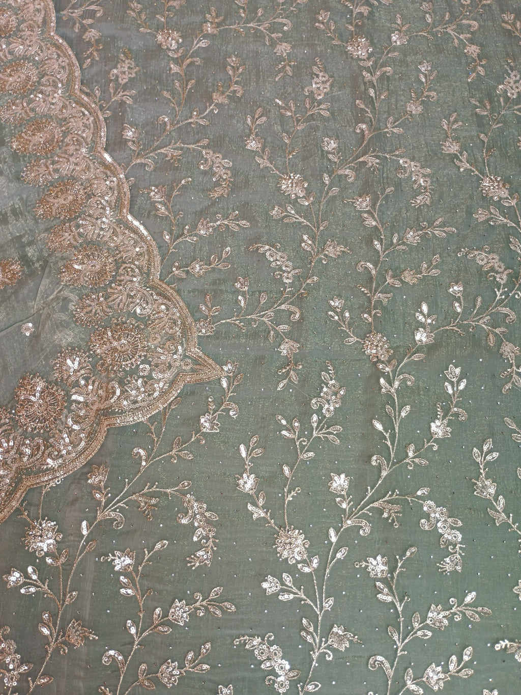 Mint Ethereal Regal Glamour Saree