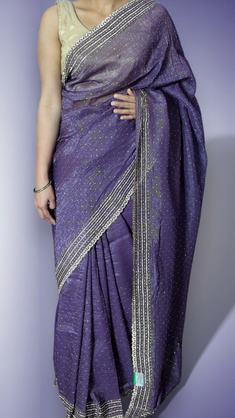 Amethyst Royal Opulent Mystique Saree