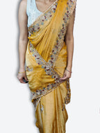 Saffron Opulent Heritage Elegance Saree