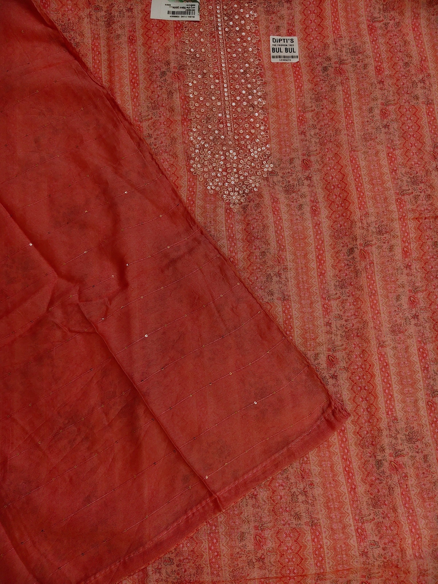 Coral Radiant Majestic Couture Suit