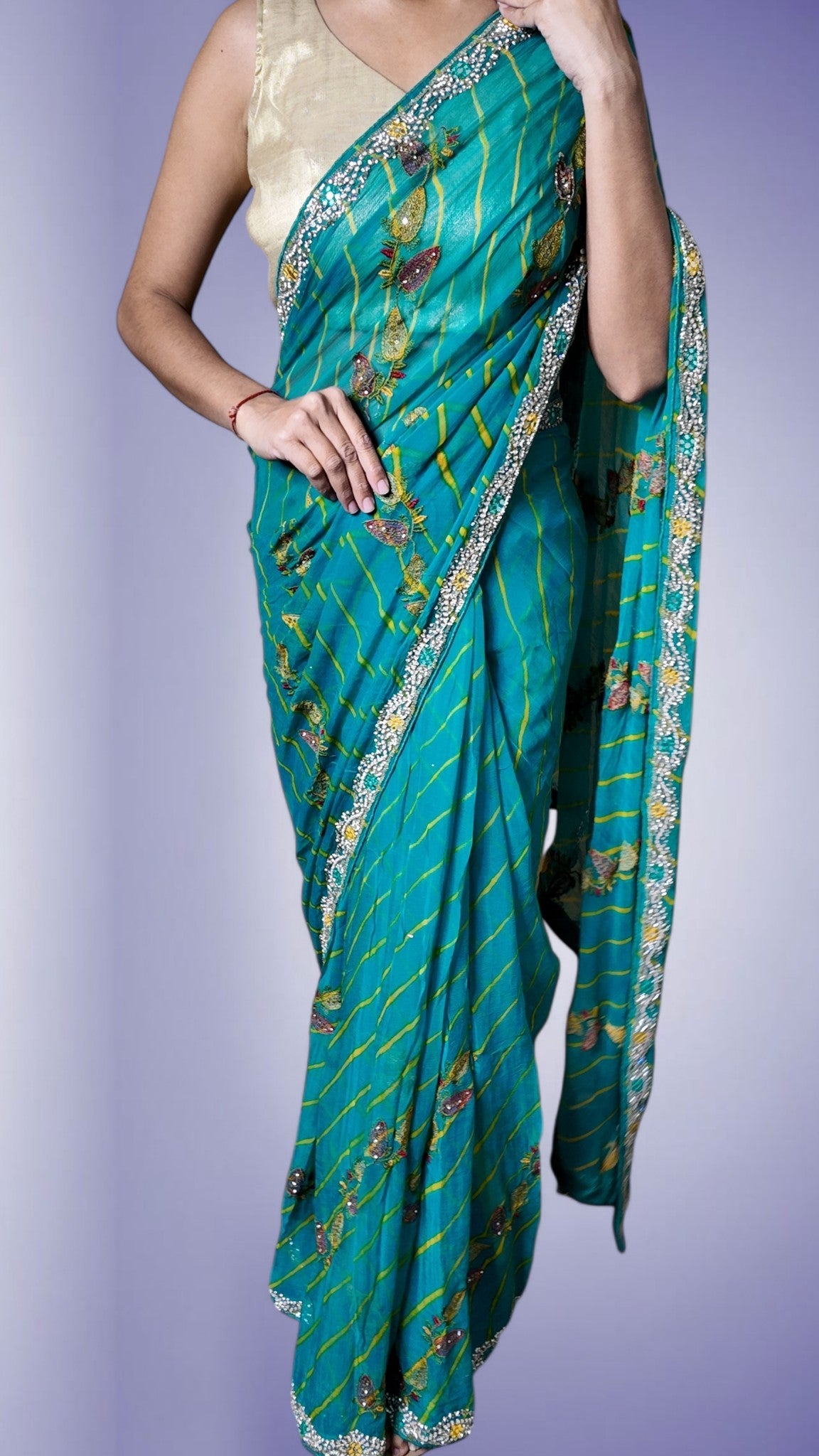 Jade Regal Exquisite Charm Saree
