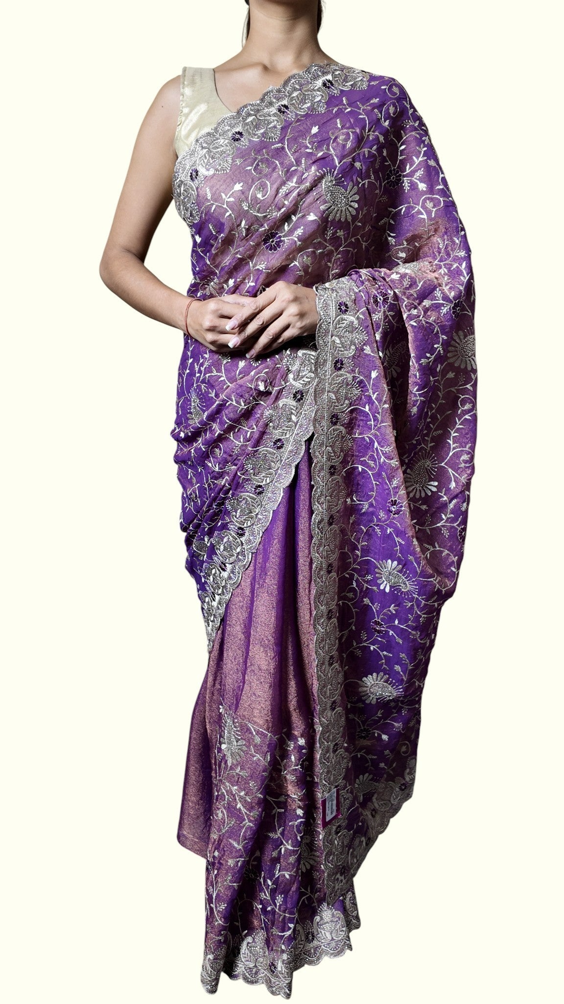 Orchid Regal Opulent Couture Saree