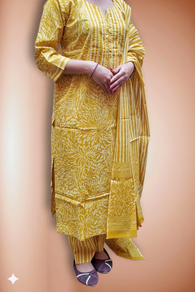 Saffron Regal Essence Couture Suit