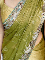 Emerald Regal Opulent Couture Saree