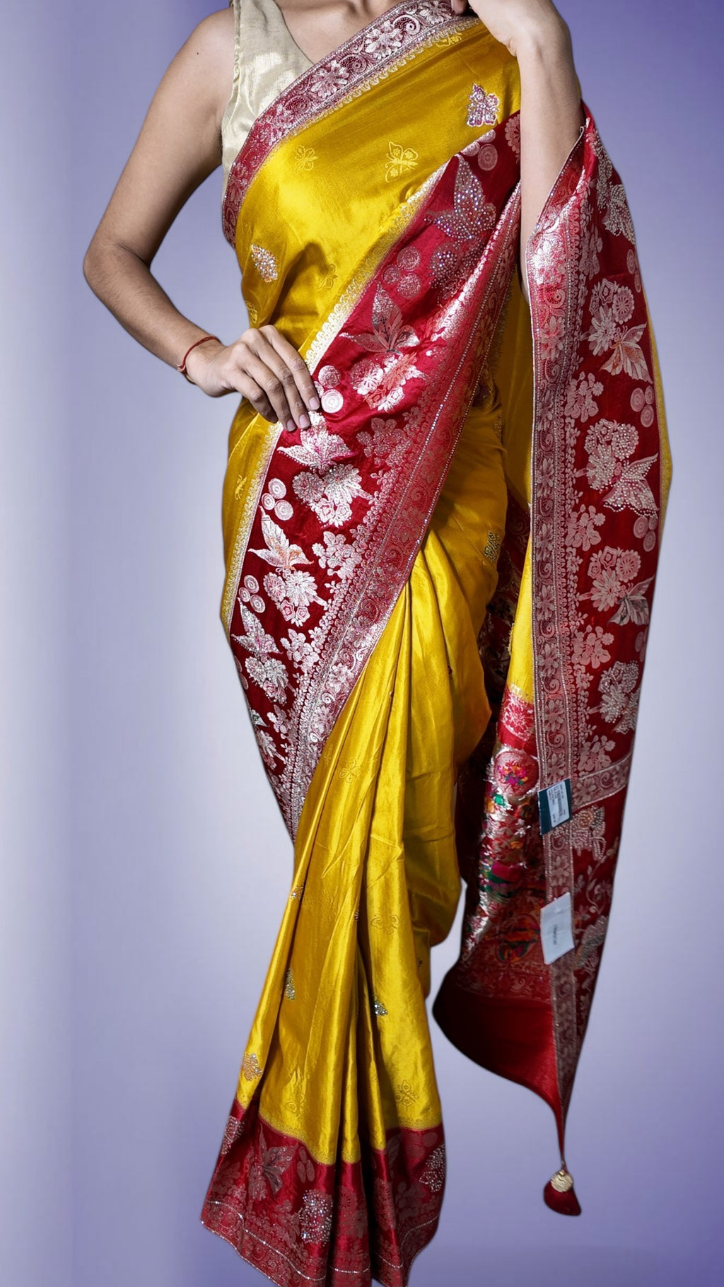 Saffron Regal Heritage Luxe Saree