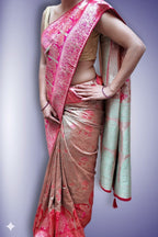 Fuchsia Regal Opulent Heritage Saree