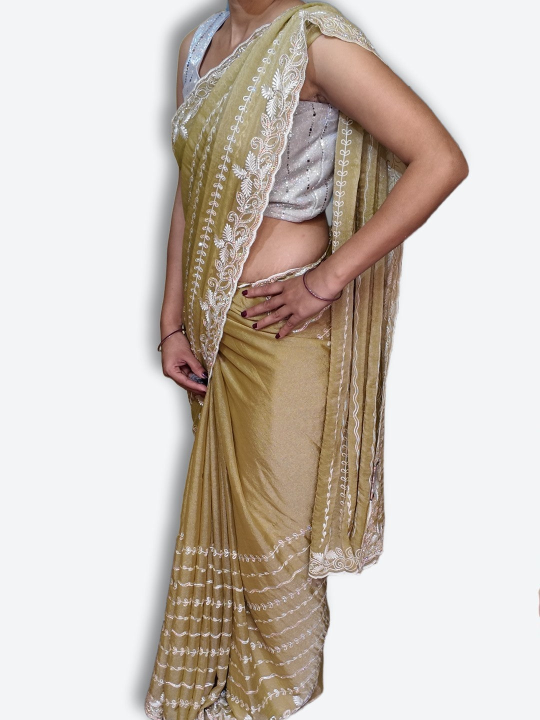 Saffron Regal Timeless Elegance Saree