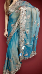 Amethyst Regal Exquisite Couture Saree