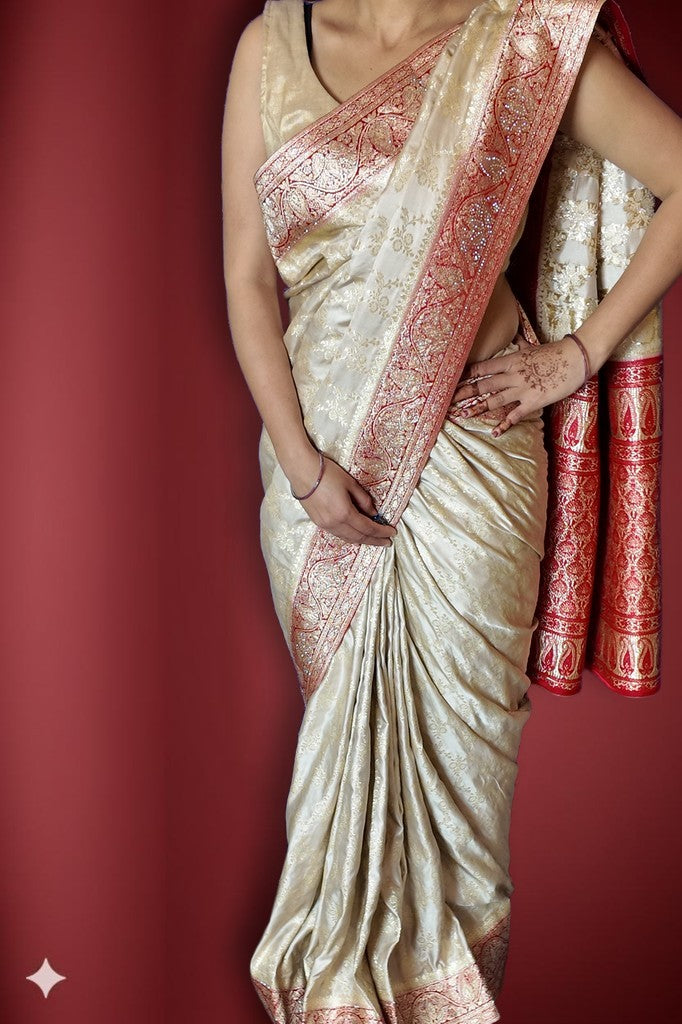 Champagne Regal Heritage Luxe Saree