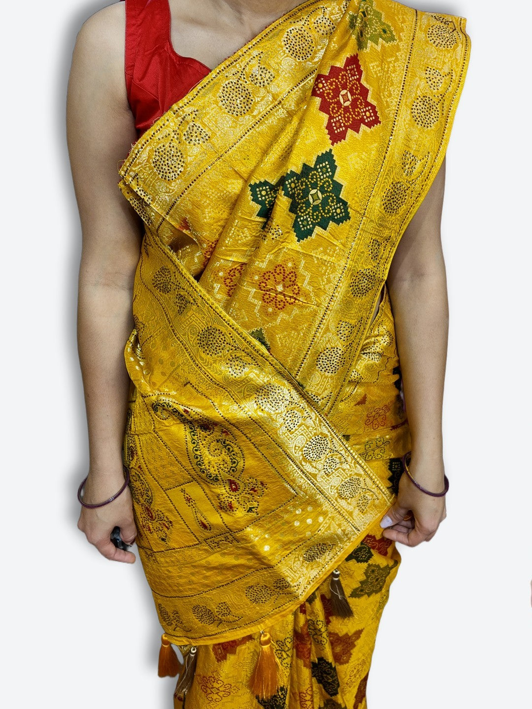 Saffron Regal Opulent Heritage Saree