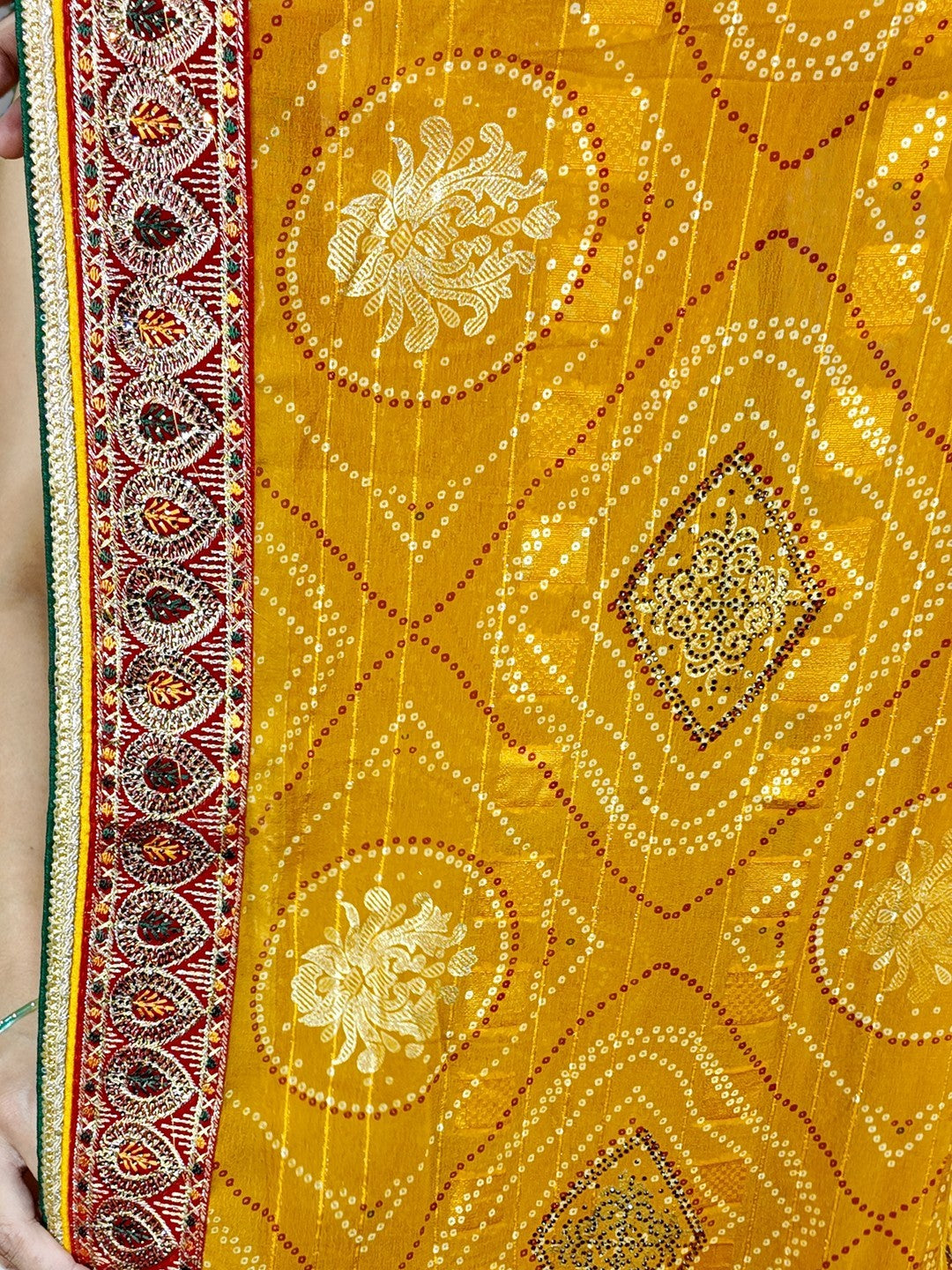 Saffron Regal Opulent Heritage Saree