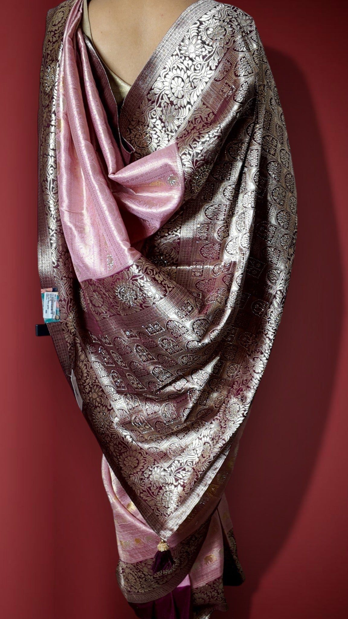 Blush Regal Heritage Elegance Saree