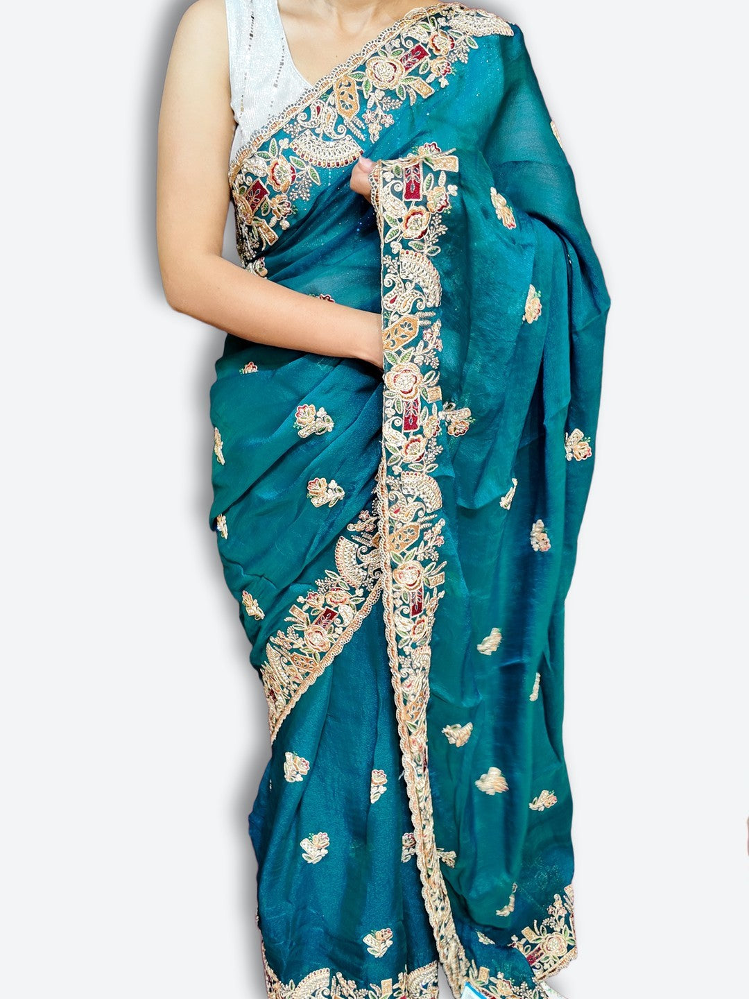 Emerald Regal Exquisite Heritage Saree
