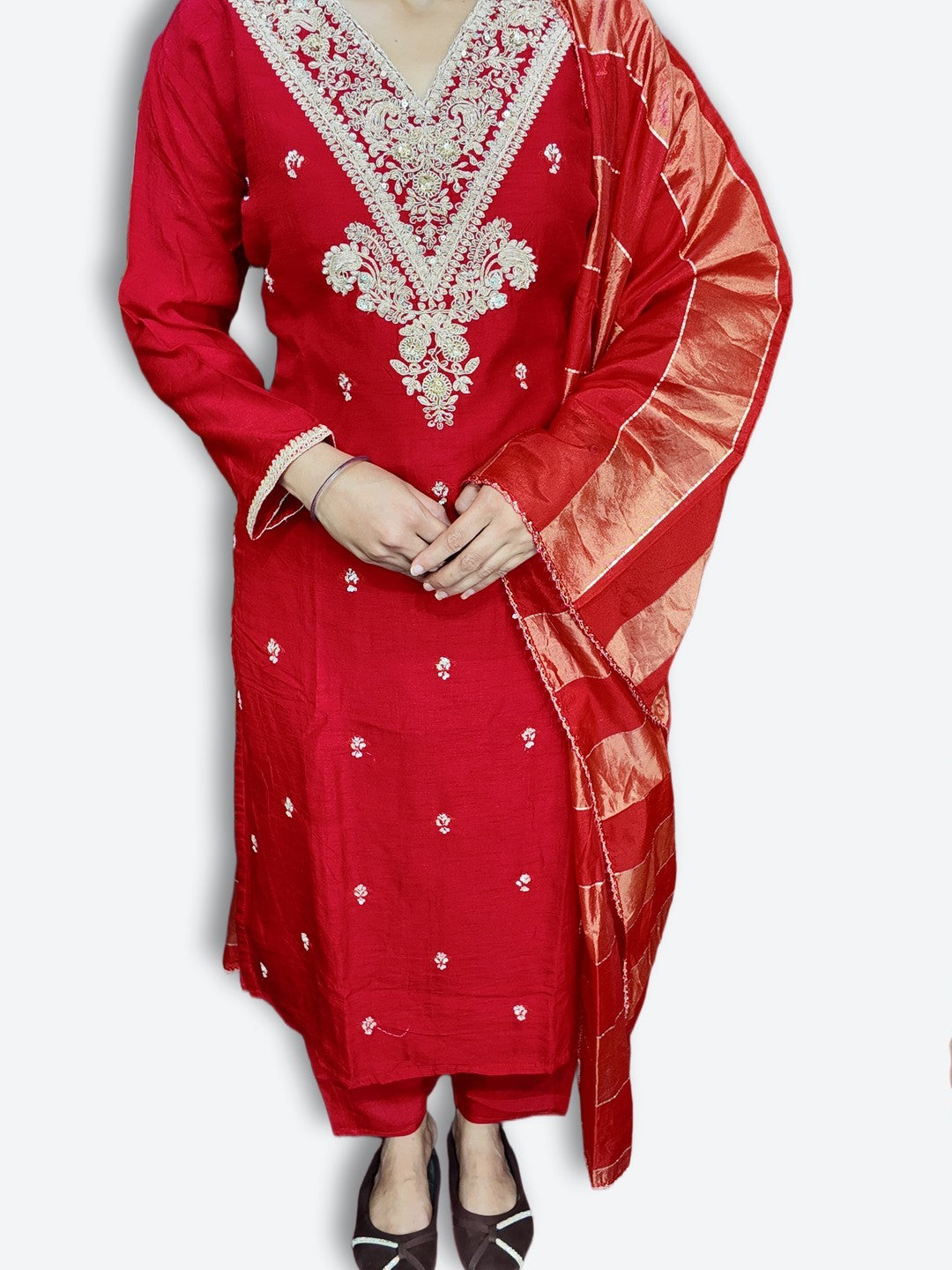 Crimson Regal Opulent Elegance Suit