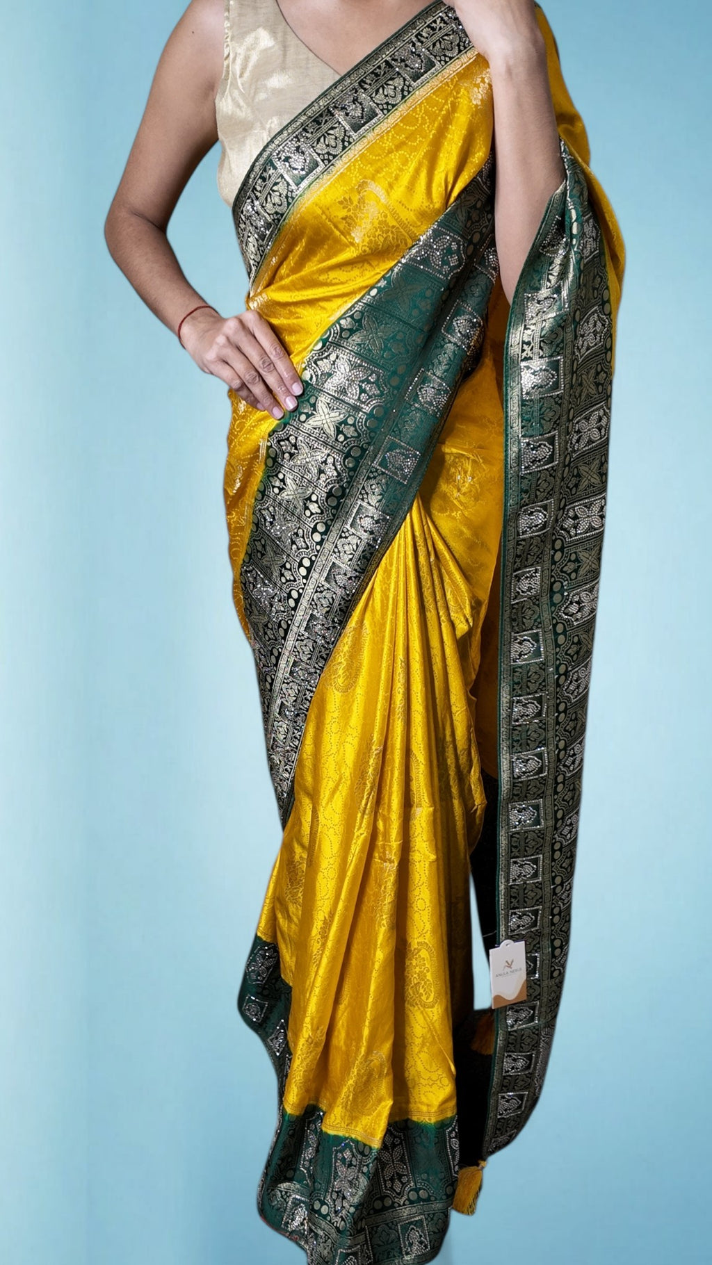 Saffron Regal Opulent Heritage Saree