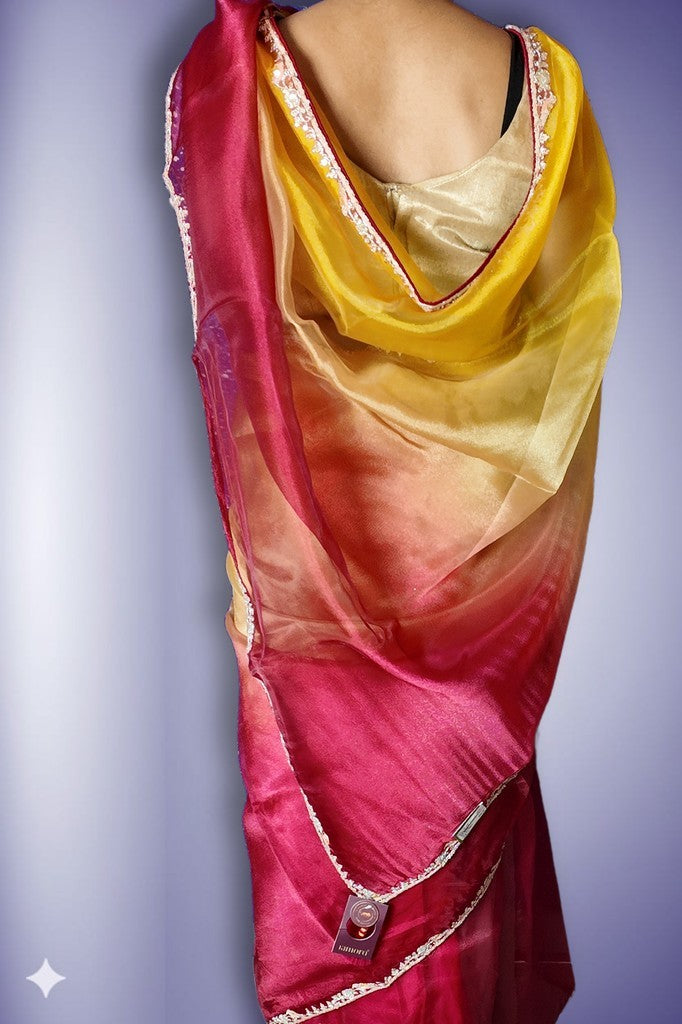 Fuchsia Regal Opulent Aura Saree