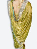Emerald Regal Opulent Couture Saree
