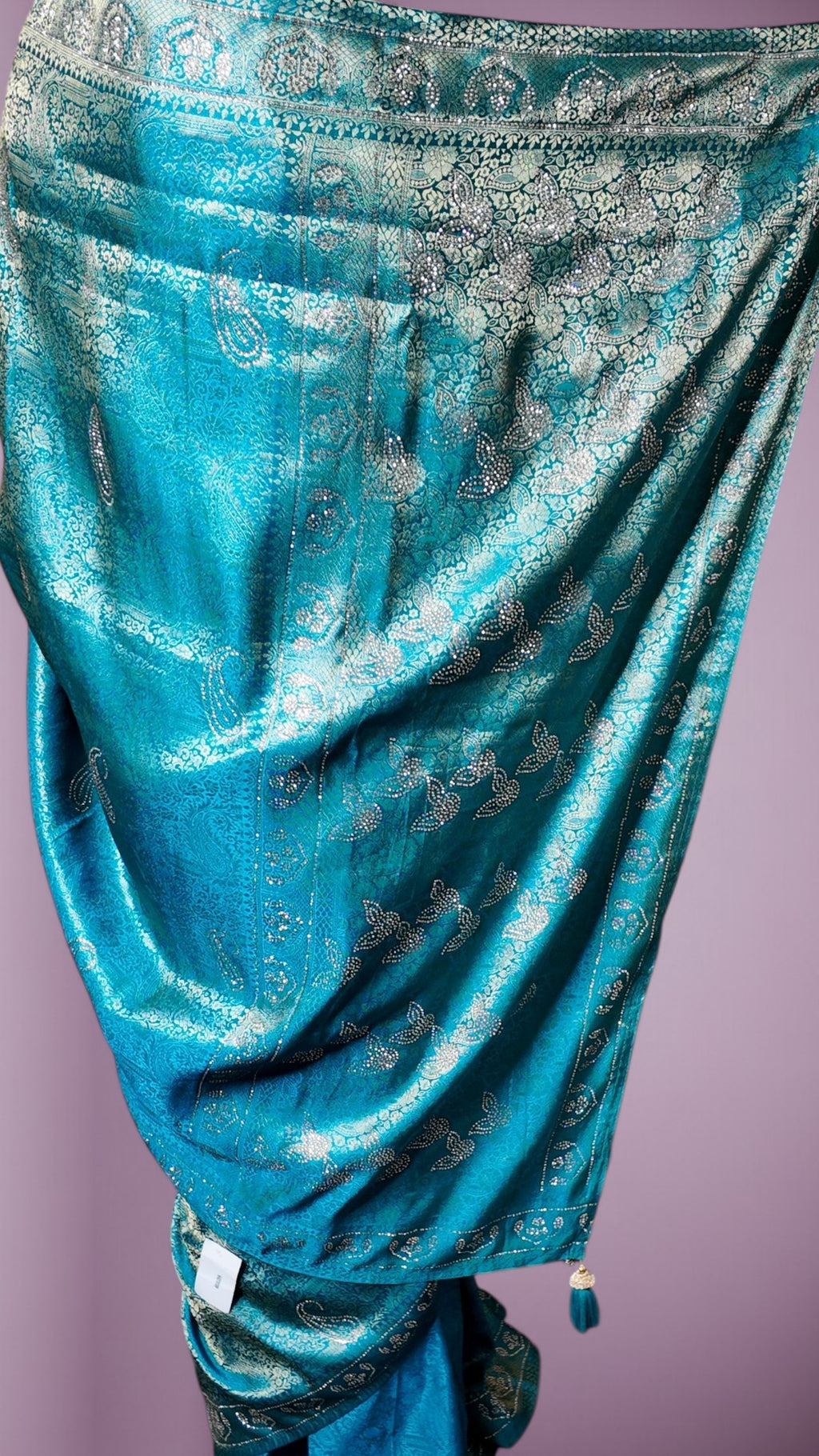 Azure Regal Opulent Heritage Saree