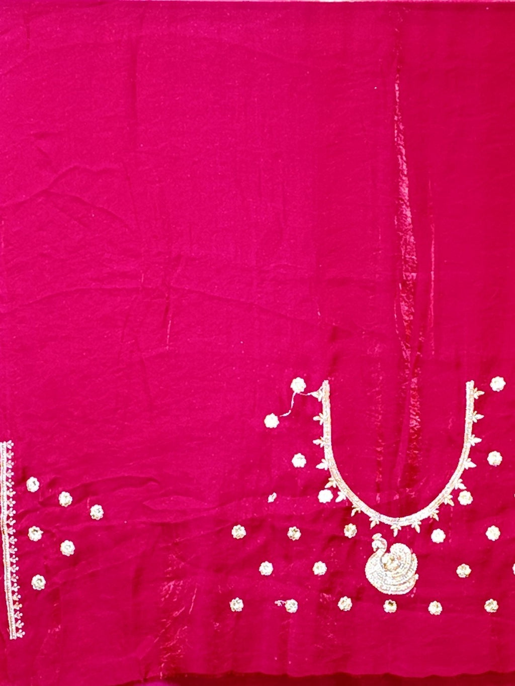 Fuchsia Regal Opulent Couture Saree