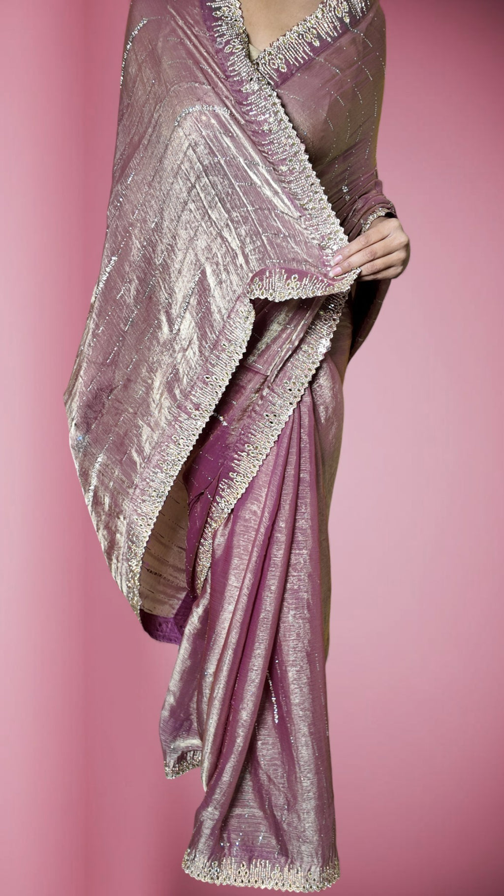 Mauve Radiant Regal Charm Saree
