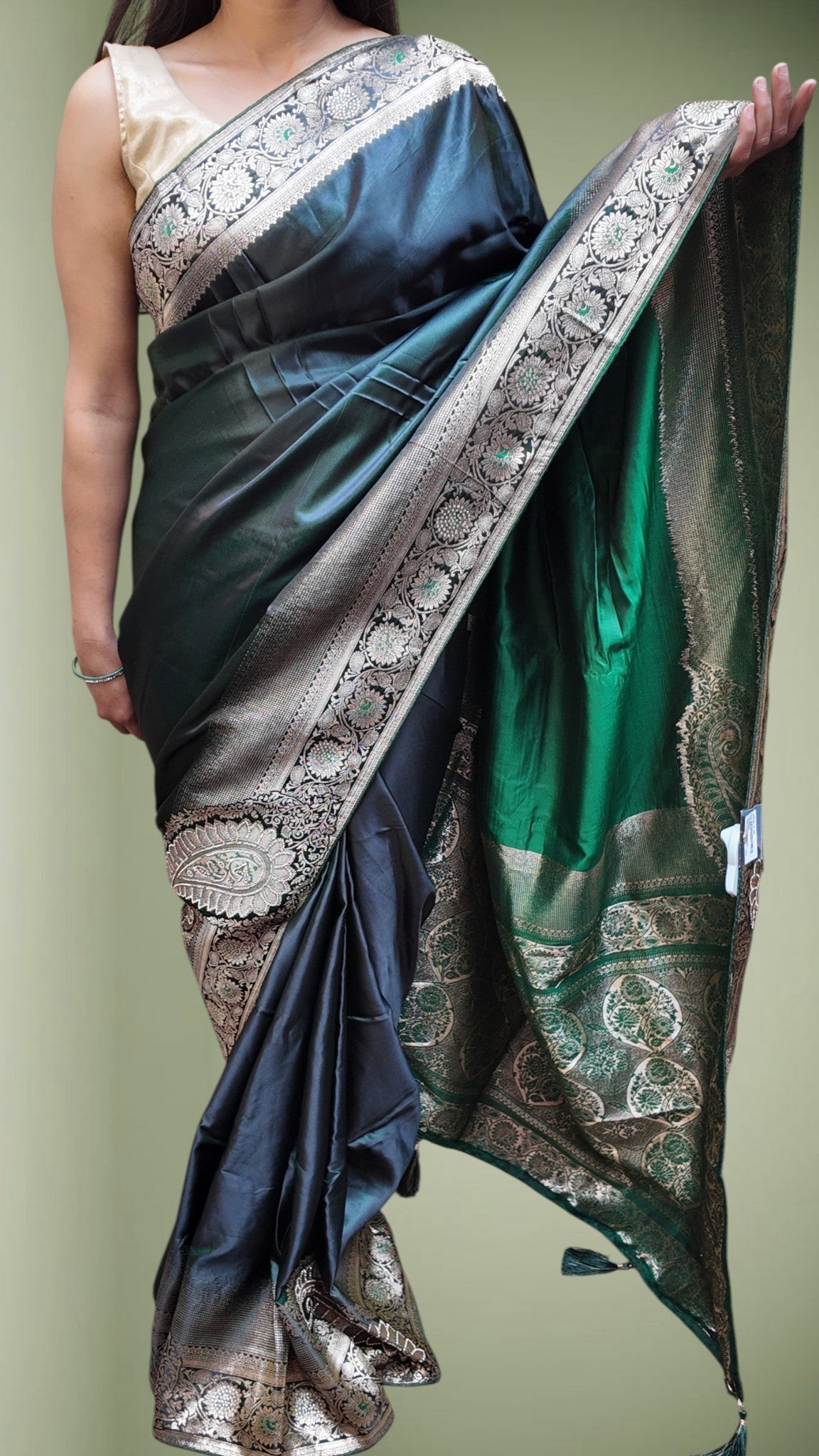 Emerald Regal Exquisite Heritage Saree