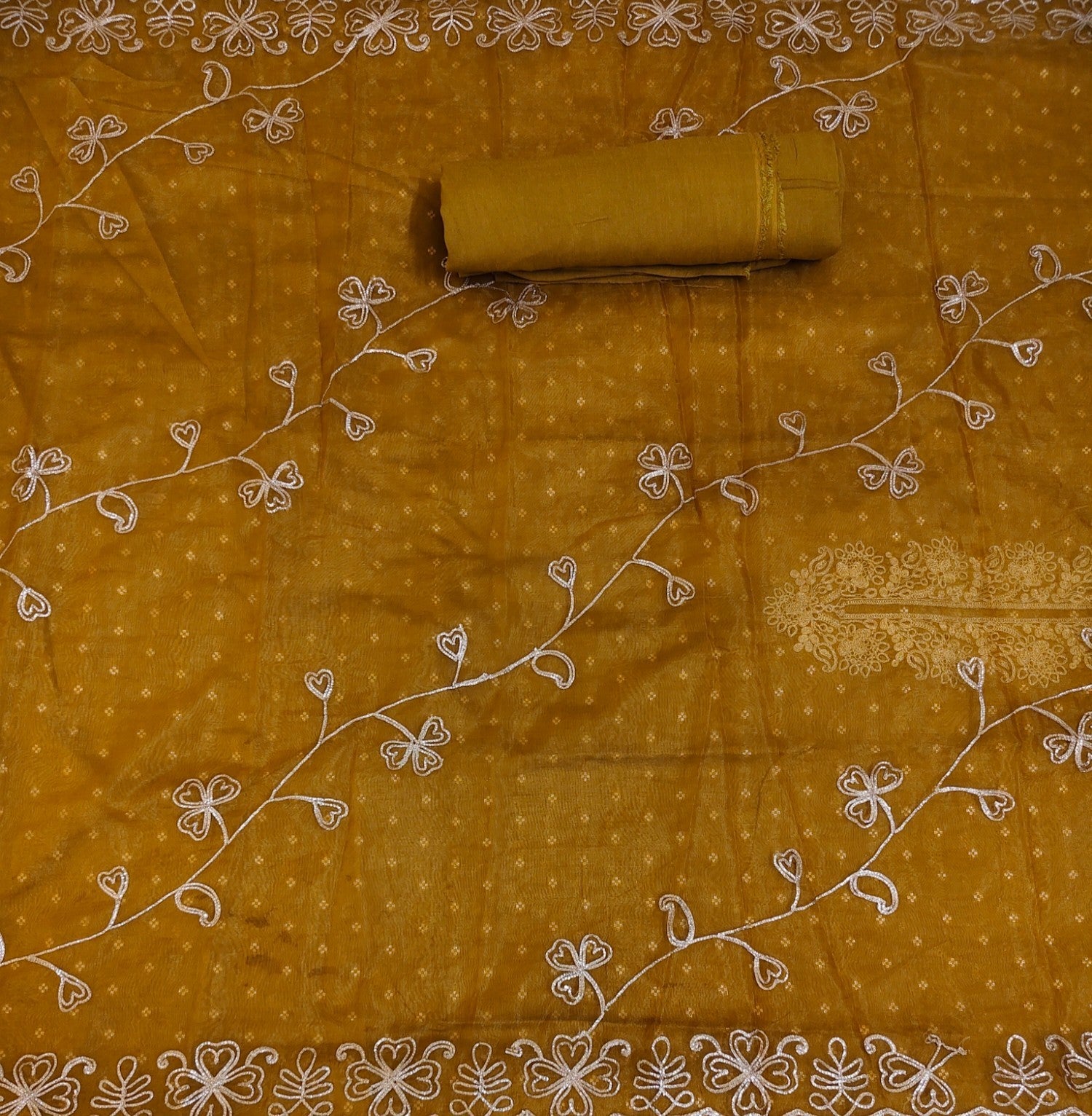 Saffron Regal Elegance Couture Suit