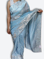 Blush Radiant Couture Elegance Saree