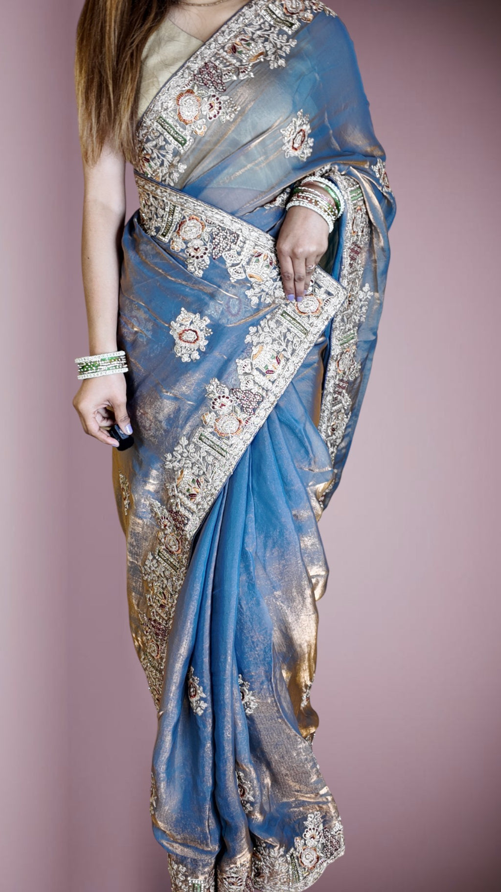 Sapphire Regal Opulent Heritage Saree