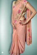 Apricot Graceful Opulent Charm Saree