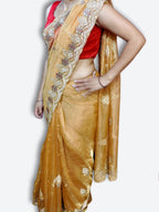 Champagne Regal Exquisite Heritage Saree