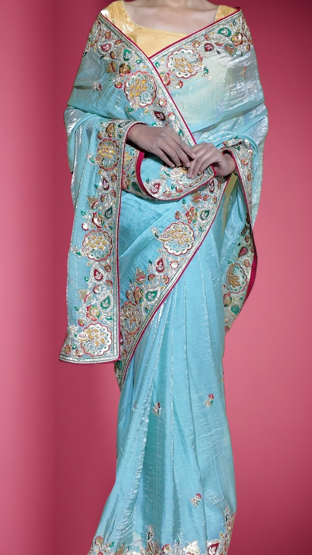 Azure Regal Exquisite Heritage Saree