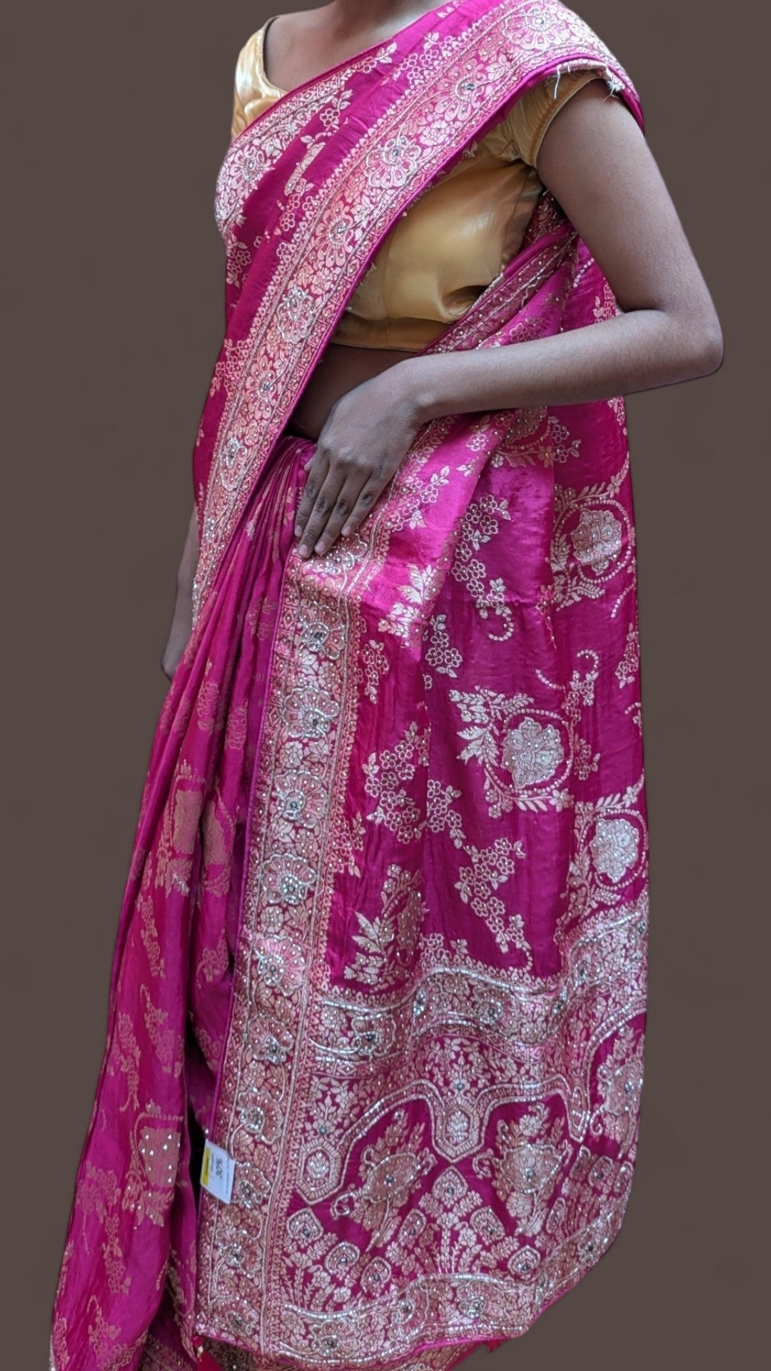 Fuchsia Regal Opulent Heritage Saree