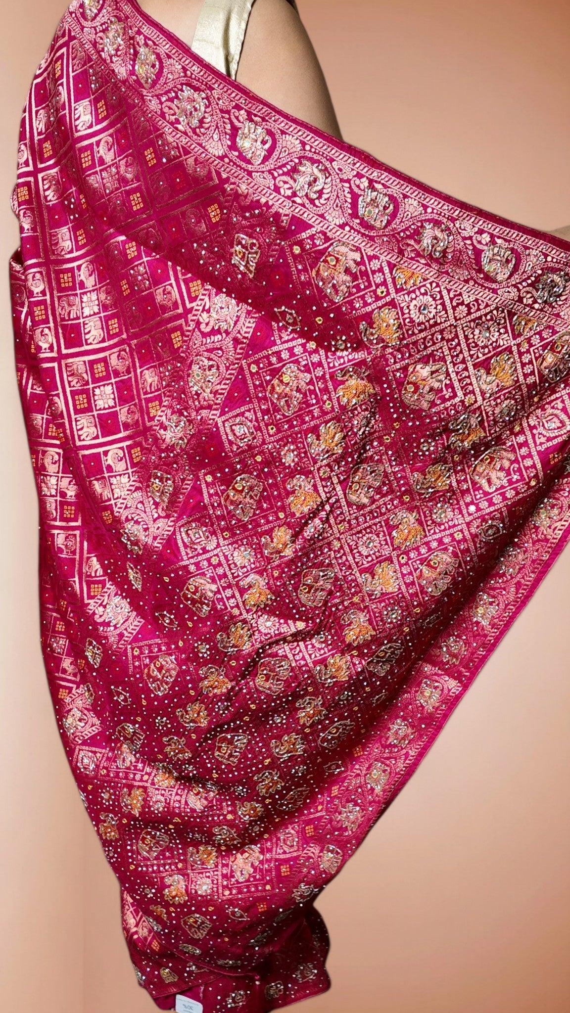 Fuchsia Regal Heritage Luxe Saree