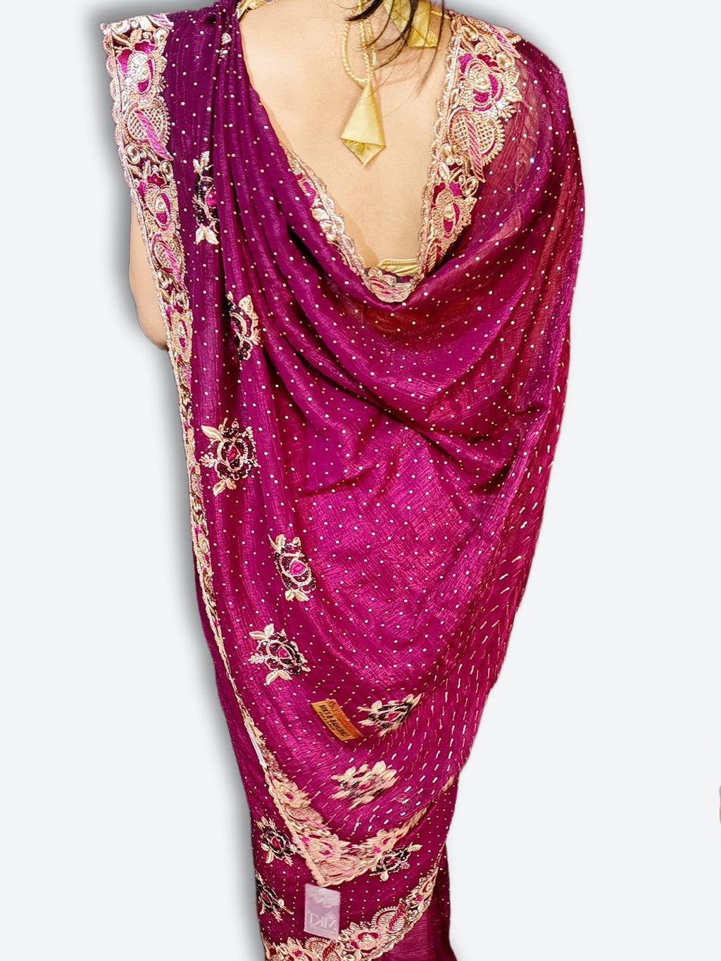 Bordeaux Regal Heritage Luxe Saree