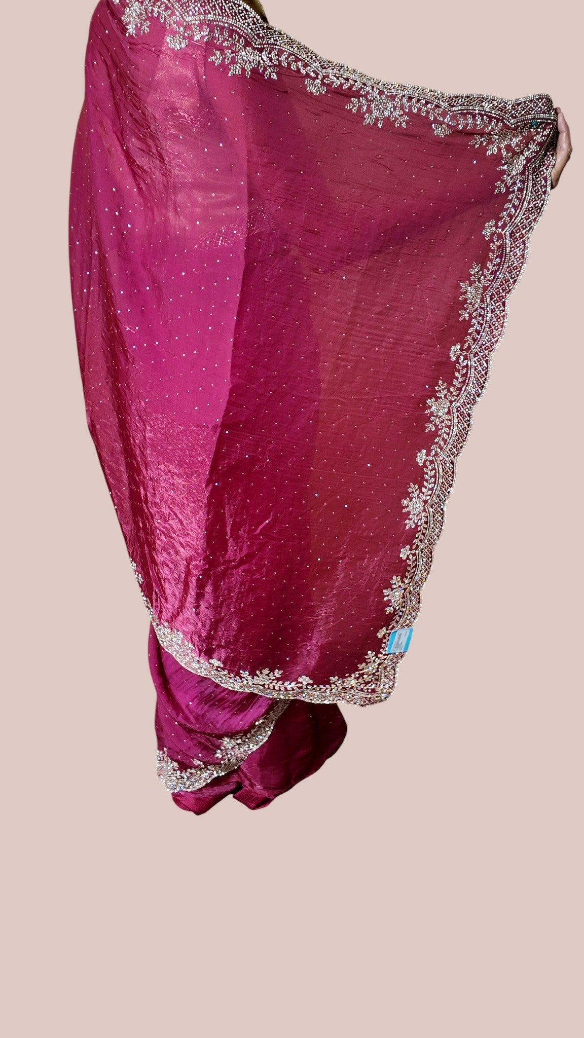 Fuchsia Regal Exquisite Couture Saree