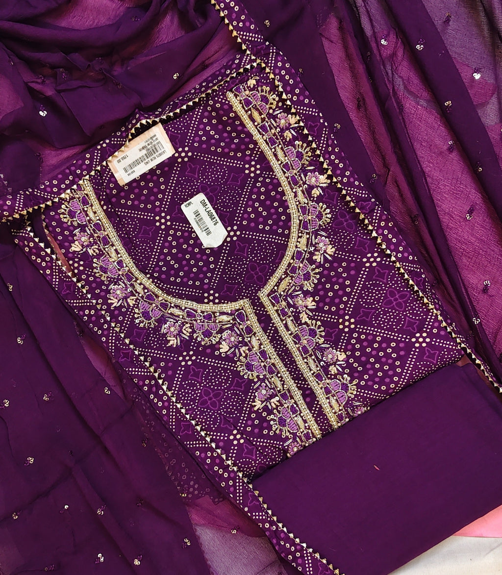 Amethyst Regal Exquisite Glamour Suit