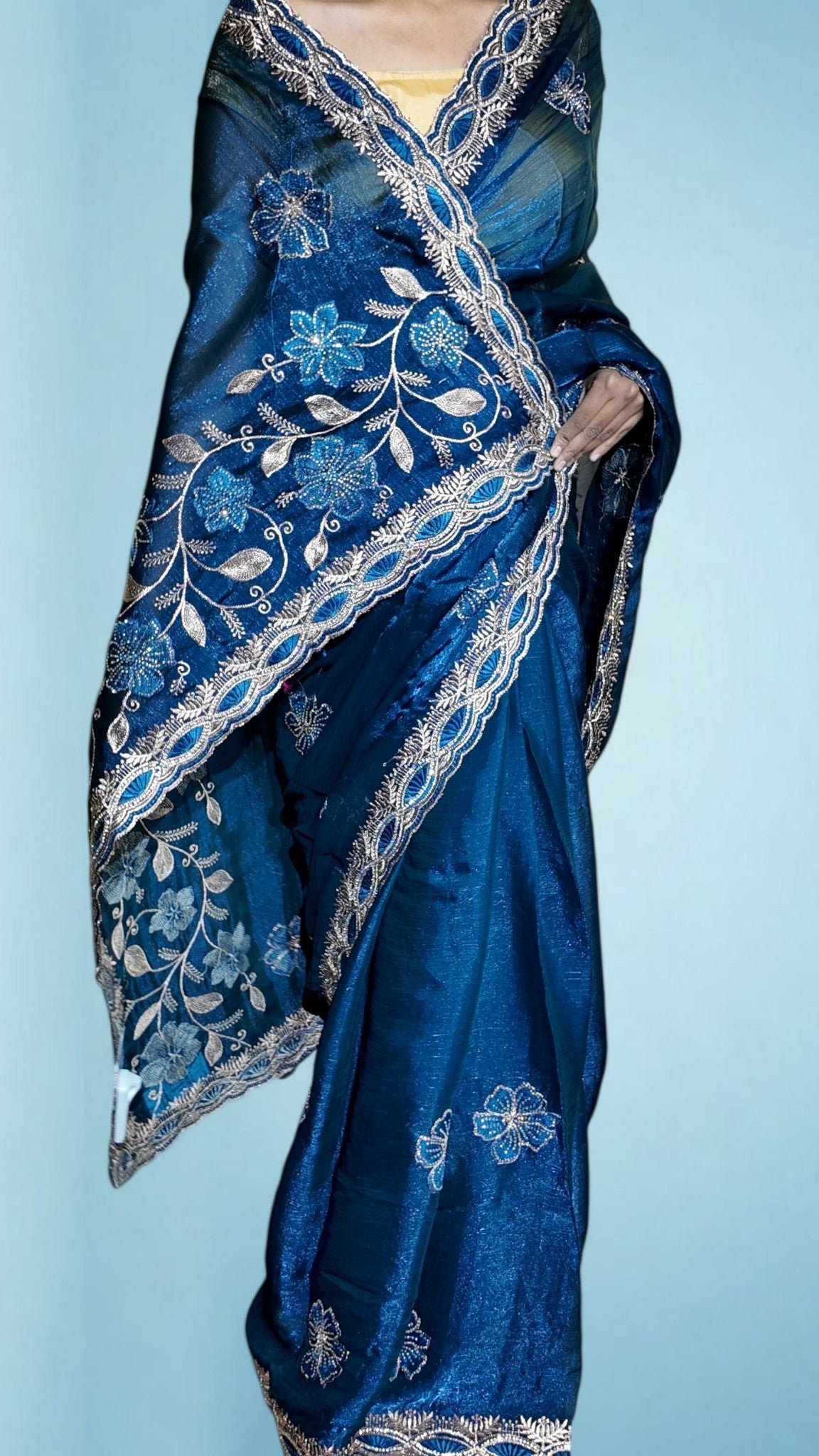 Sapphire Regal Opulent Elegance Saree