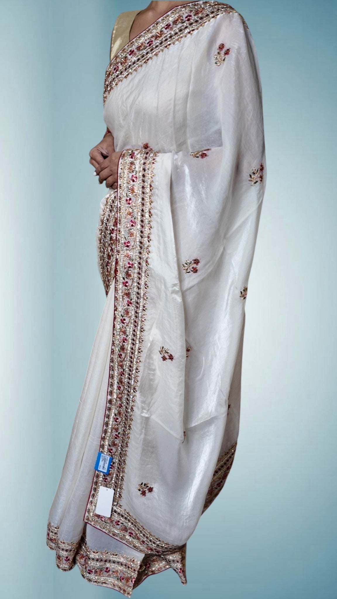 Ivory Radiant Exquisite Heritage Saree