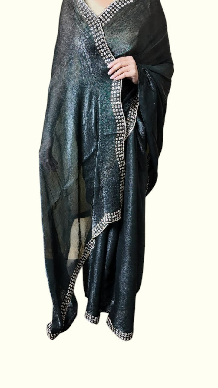 Onyx Regal Opulent Mystique Saree