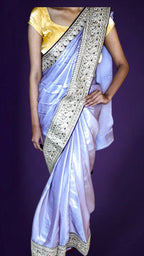 Orchid Celestial Regal Elegance Saree