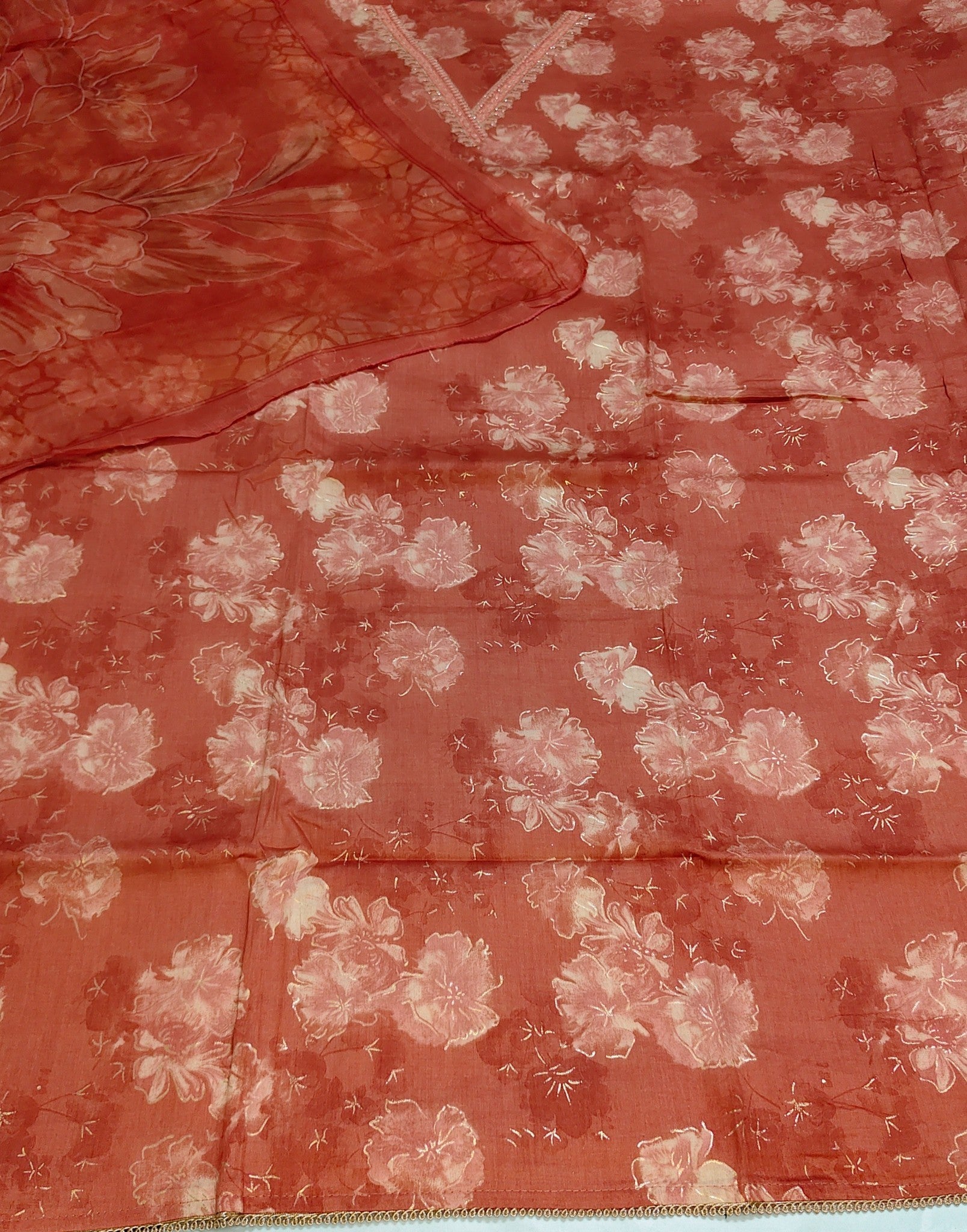 Apricot Ethereal Graceful Couture Suit