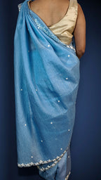 Azure Timeless Graceful Radiant Saree