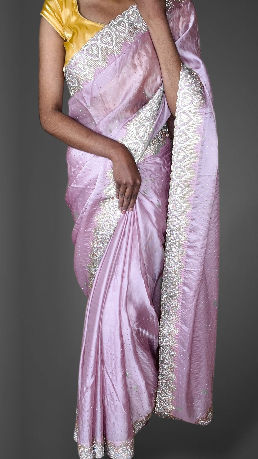Orchid Celestial Radiant Elegance Saree