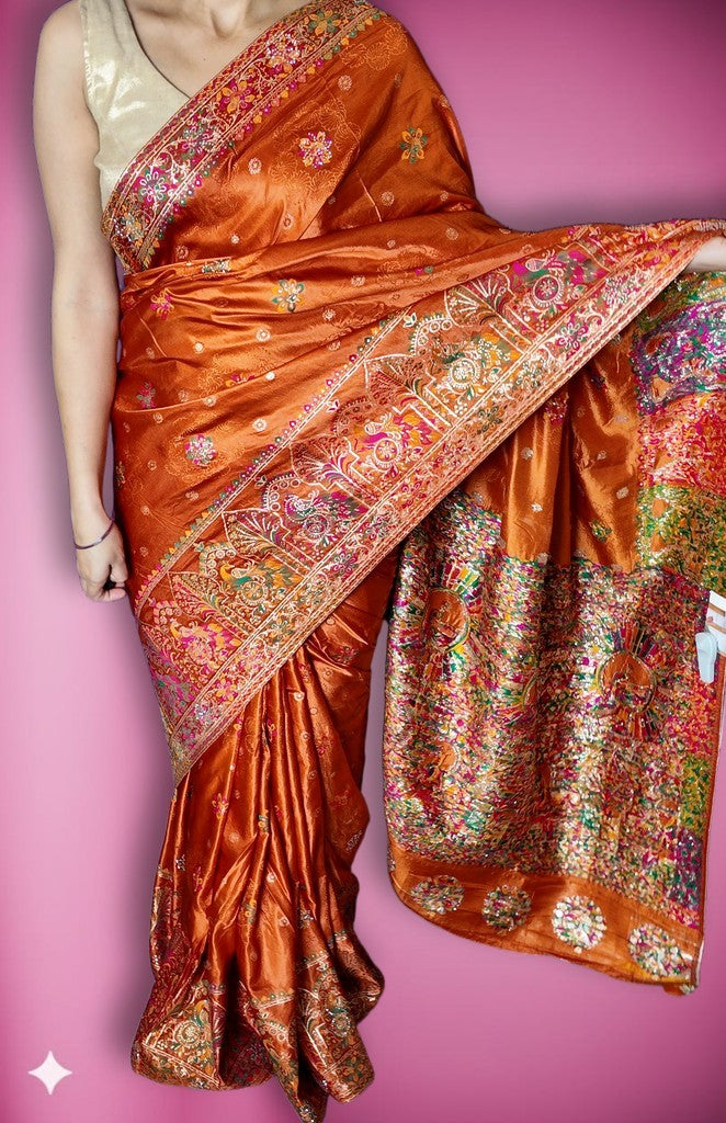 Copper Regal Heritage Luxe Saree