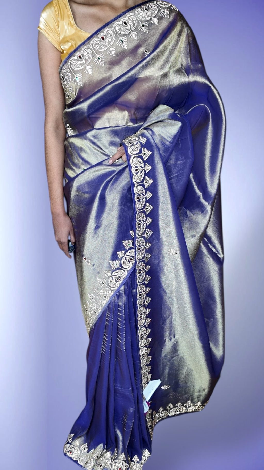 Sapphire Regal Opulent Elegance Saree