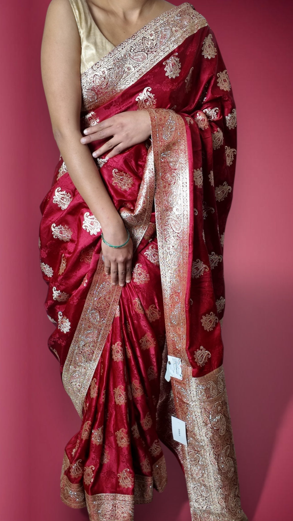 Bordeaux Regal Heritage Luxe Saree