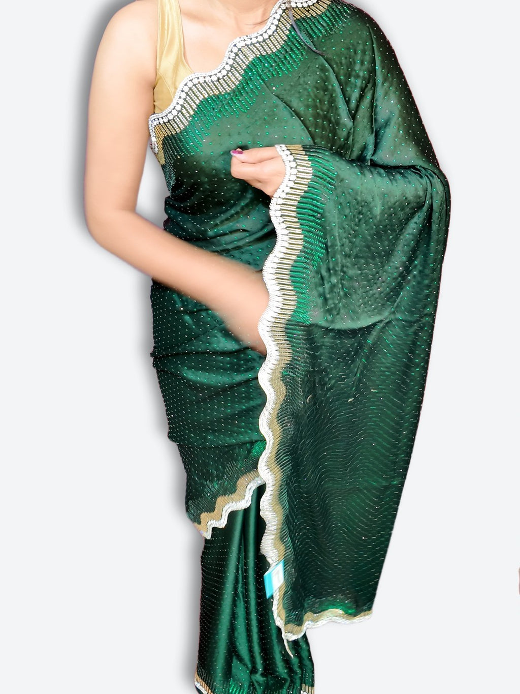 Emerald Regal Radiant Couture Saree